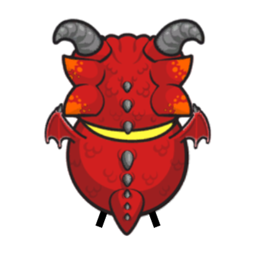 Rotating overworld view of a yellow blue-eyed duck wearing Dragon Outfit