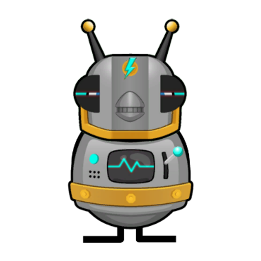 Yellow blue-eyed duck wearing Robot Outfit, colour slot 2