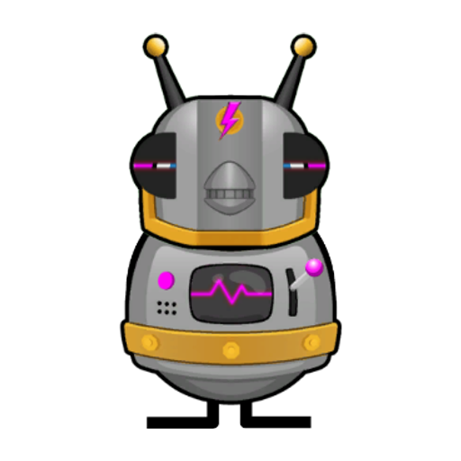 Yellow blue-eyed duck wearing Robot Outfit, colour slot 3