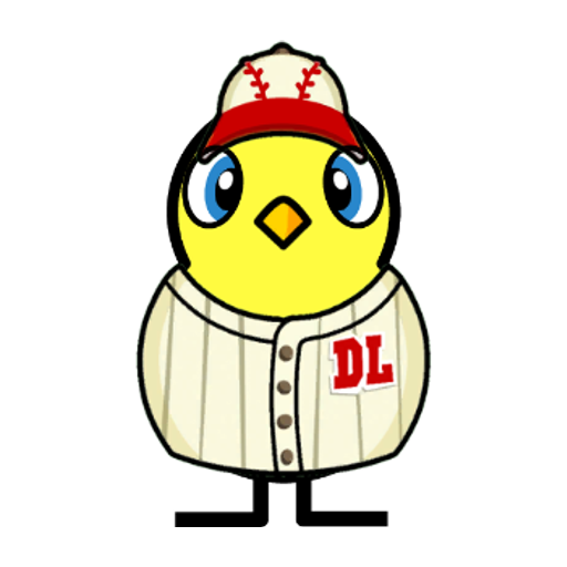 Yellow blue-eyed duck wearing Baseball Outfit, colour slot 1