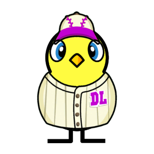 Yellow blue-eyed duck wearing Baseball Outfit, colour slot 4