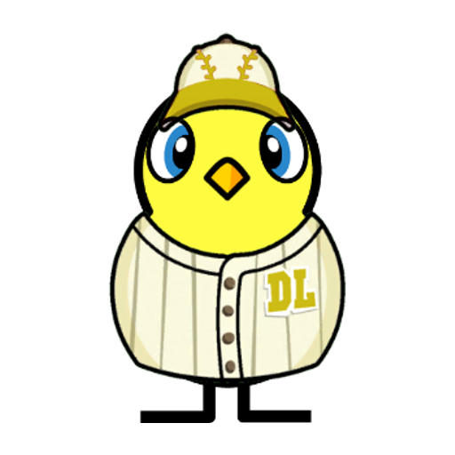Yellow blue-eyed duck wearing Baseball Outfit, colour slot 6