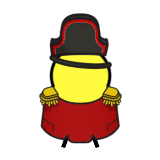 Rotating overworld view of a yellow blue-eyed duck wearing Pirate Outfit