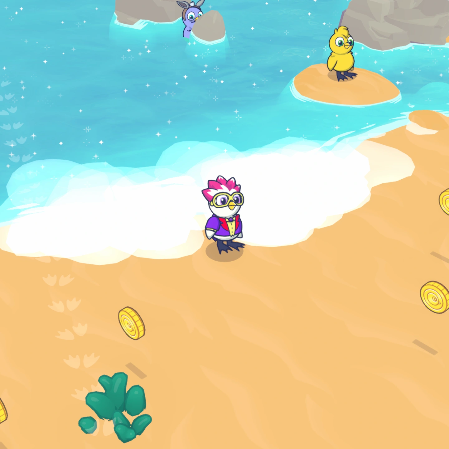 Meet Scruffy Bigeyes in Quackbeard’s Cove.