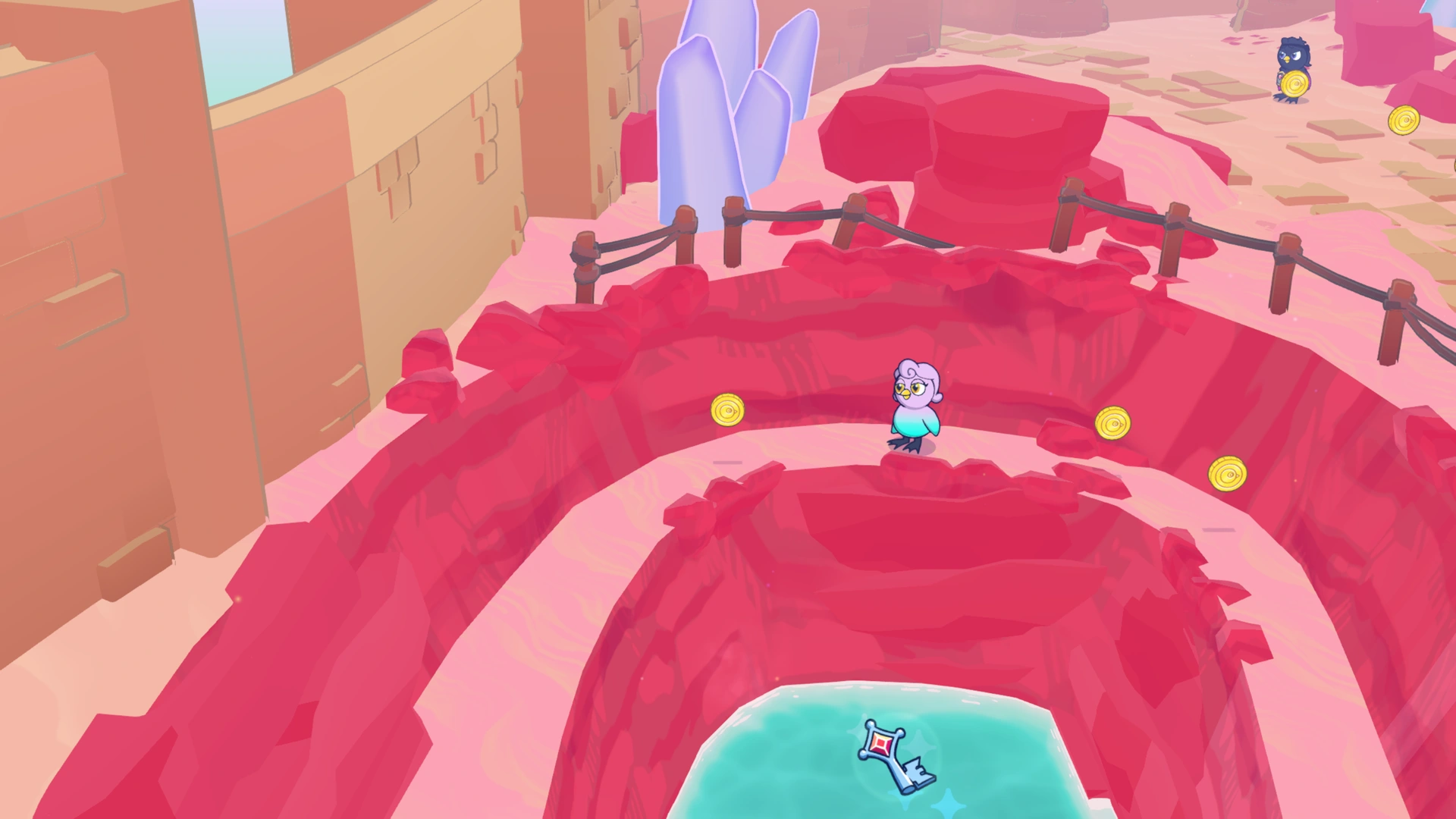 Coin group 6 in Crystal Desert, showing 1 fixed pickups