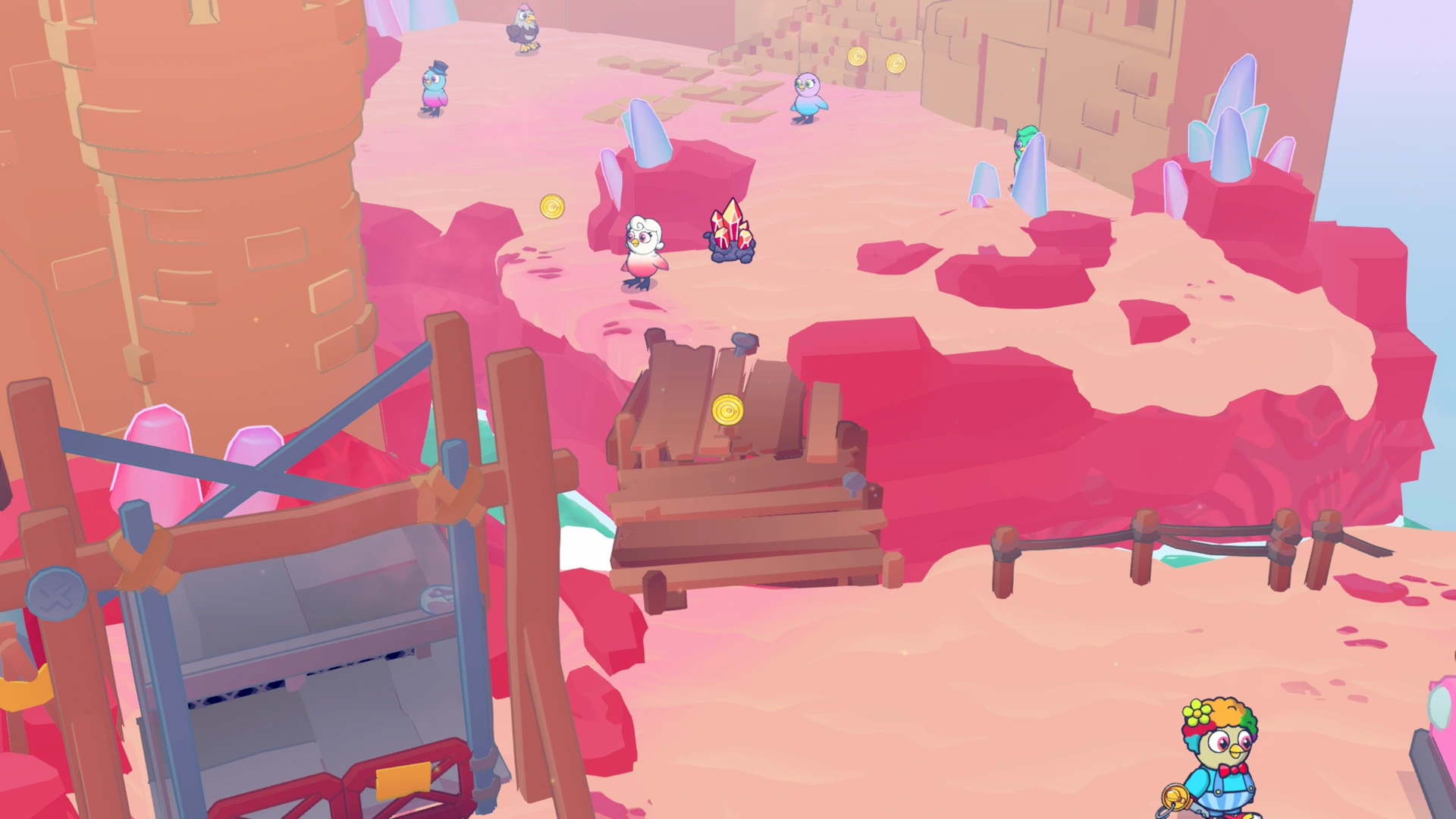 Coin group 10 in Crystal Desert, showing 1 fixed pickups