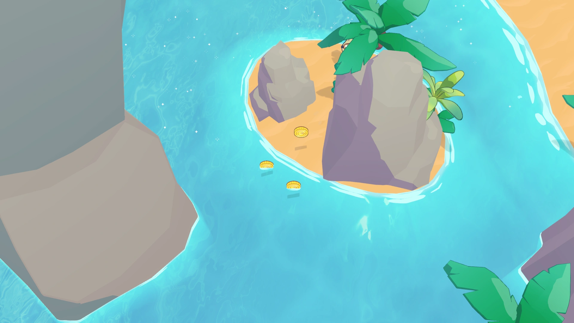 Coin group 5 in Quackbeard's Cove, showing 3 fixed pickups