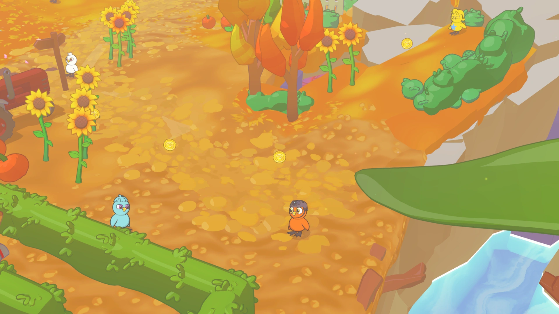 Coin group 3 in Sunflower Ravine, showing 1 fixed pickups