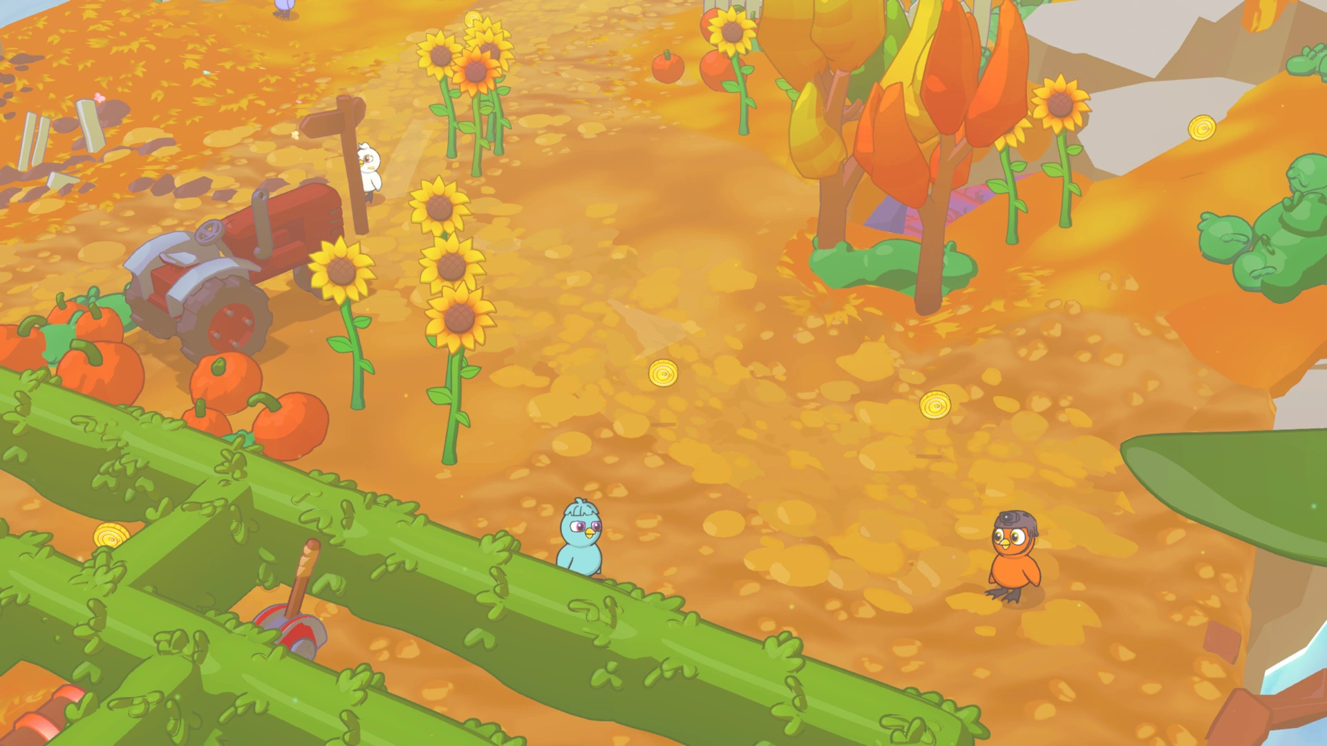 Coin group 4 in Sunflower Ravine, showing 1 fixed pickups