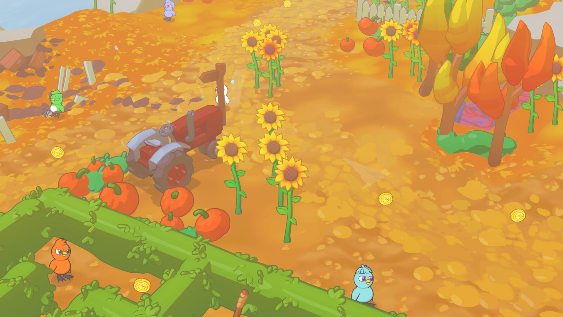 Coin group 6 in Sunflower Ravine, showing 1 fixed pickups