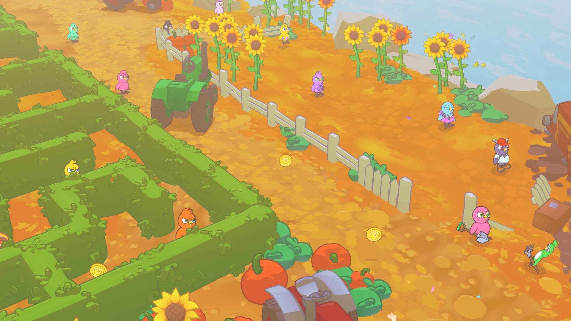 Coin group 20 in Sunflower Ravine, showing 1 fixed pickups