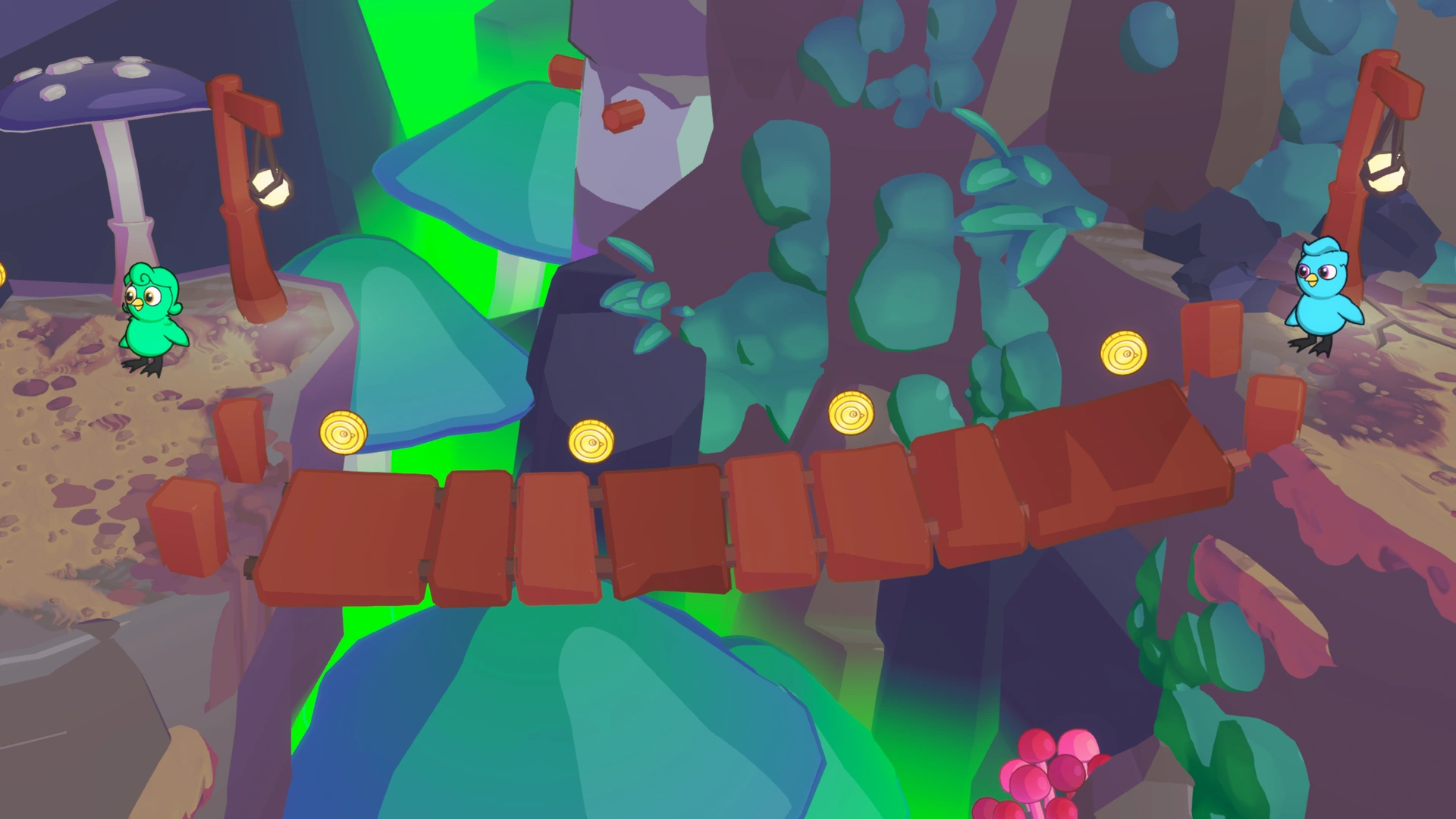 Coin group 2 in Toadstool Towers, showing 4 fixed pickups