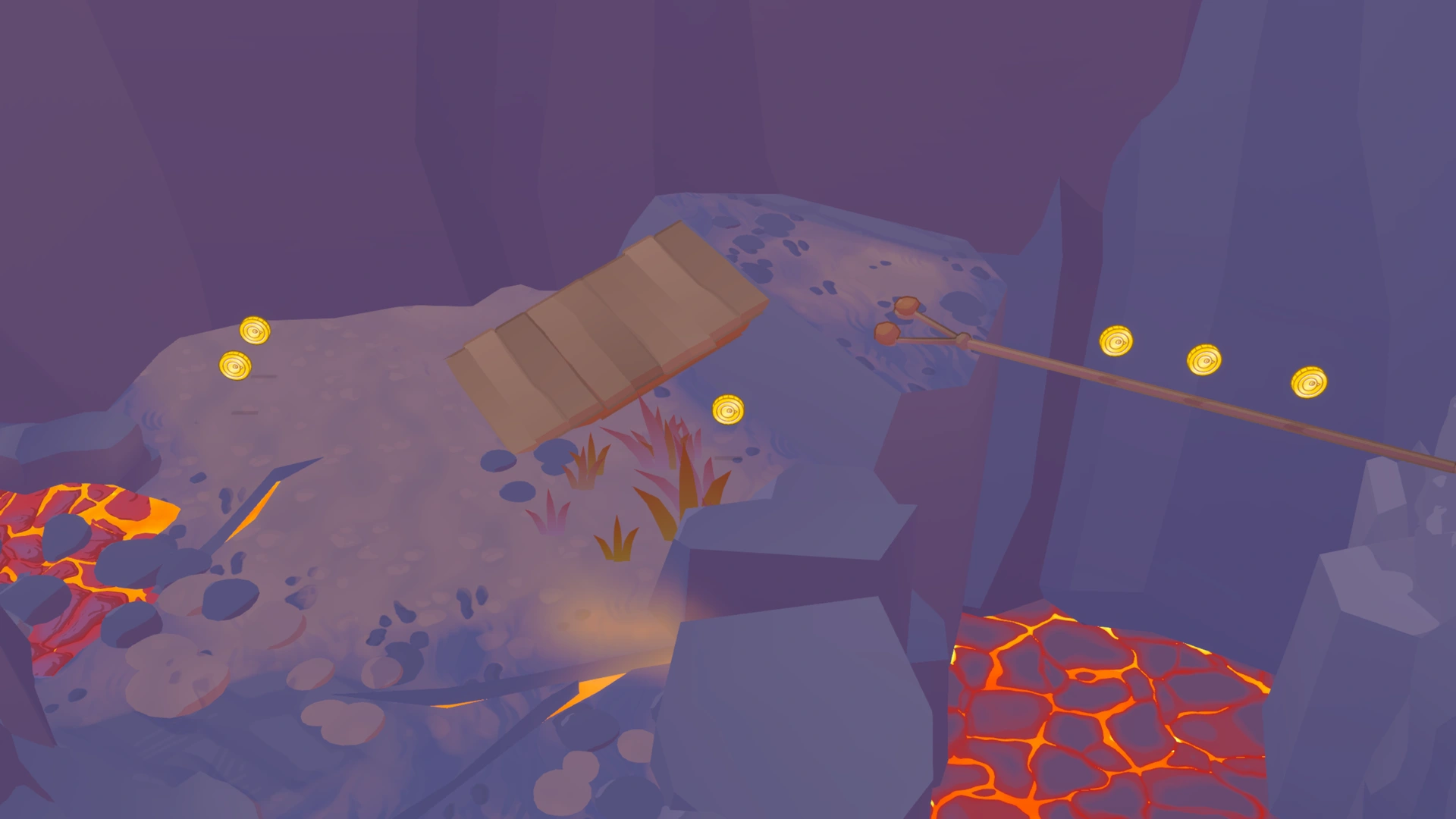 Coin group 8 in Volcano Interior, showing 1 fixed pickups