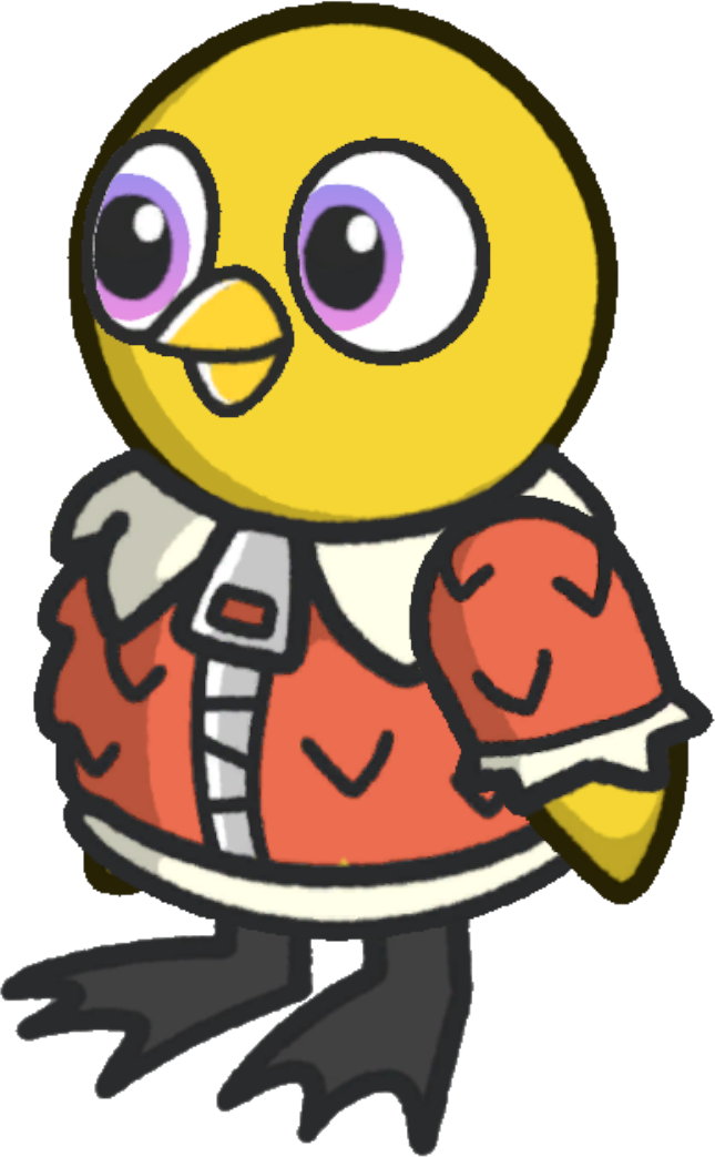 Rotating overworld view of Feather jacket
