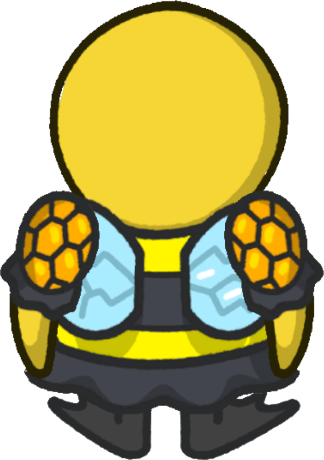 Rotating overworld view of Bee Costume