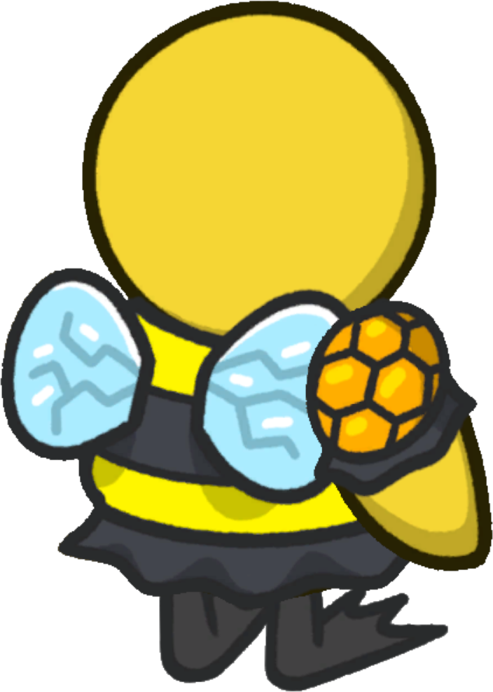 Rotating overworld view of Bee Costume