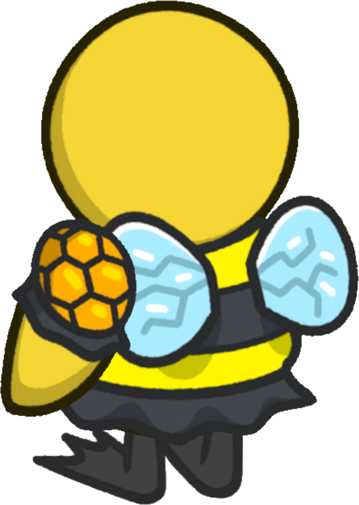 Rotating overworld view of Bee Costume