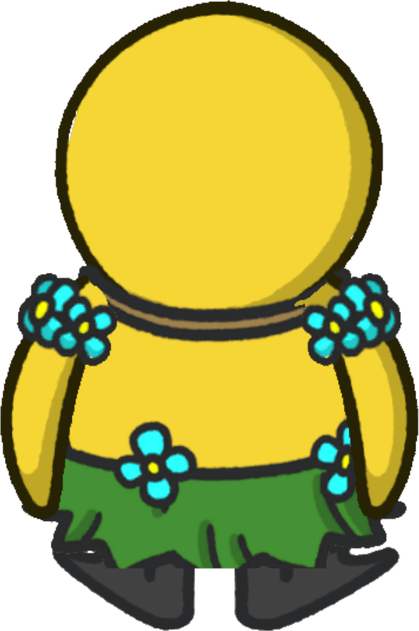 Rotating overworld view of Coconut bikini