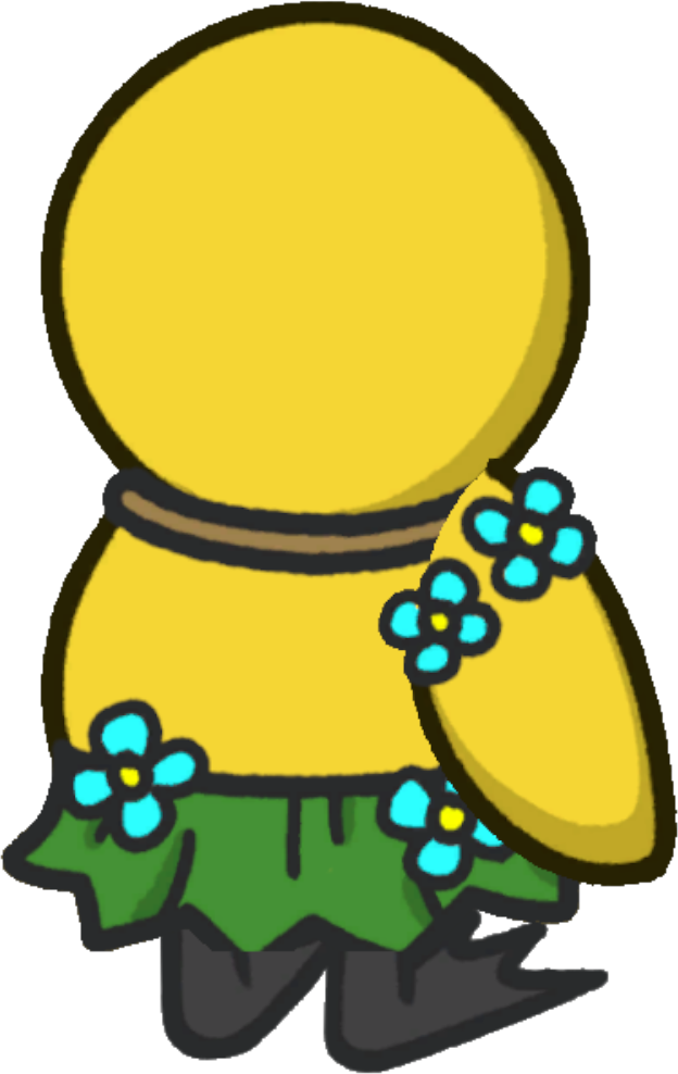 Rotating overworld view of Coconut bikini