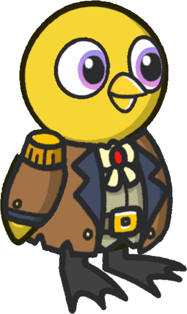 Pirate clothes, colour option 2, on a yellow duck