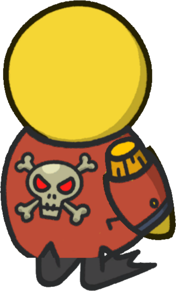 Rotating overworld view of Pirate clothes