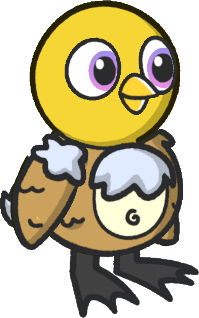 Rabbit costume, colour option 1, on a yellow duck
