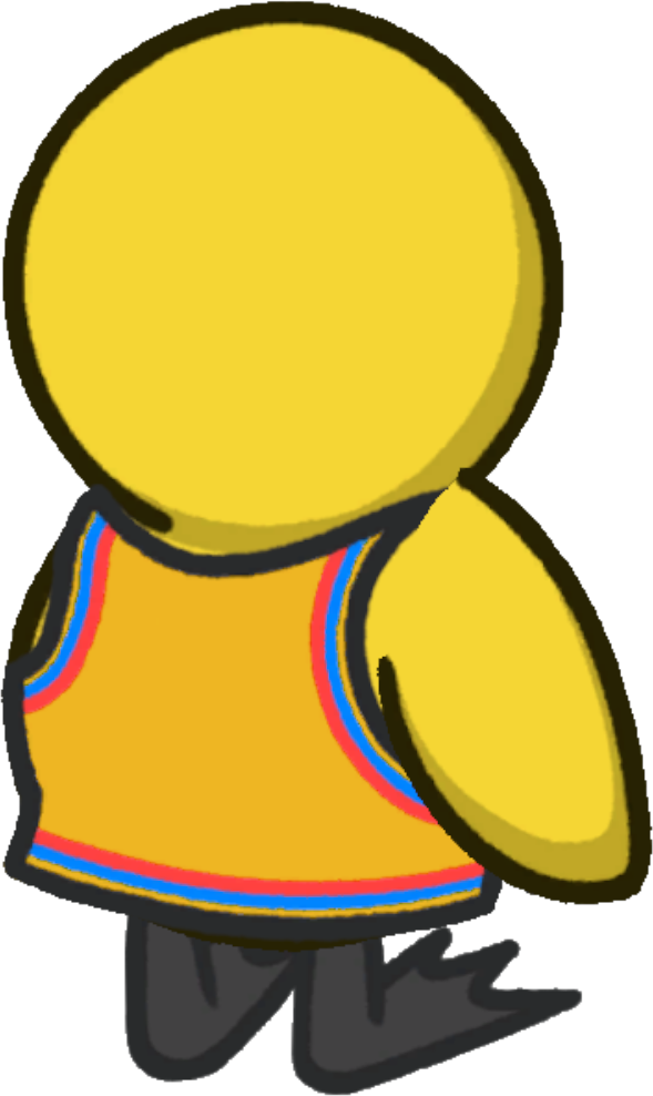 Rotating overworld view of Basketball vest