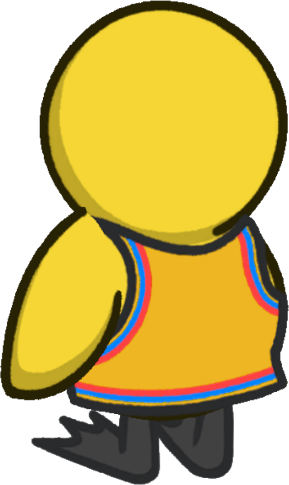 Rotating overworld view of Basketball vest