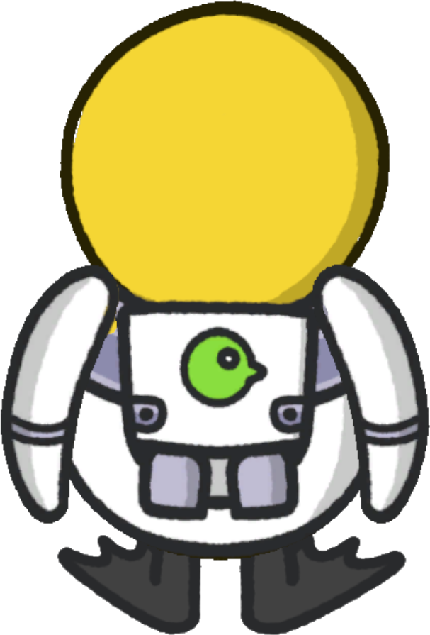 Rotating overworld view of Space suit