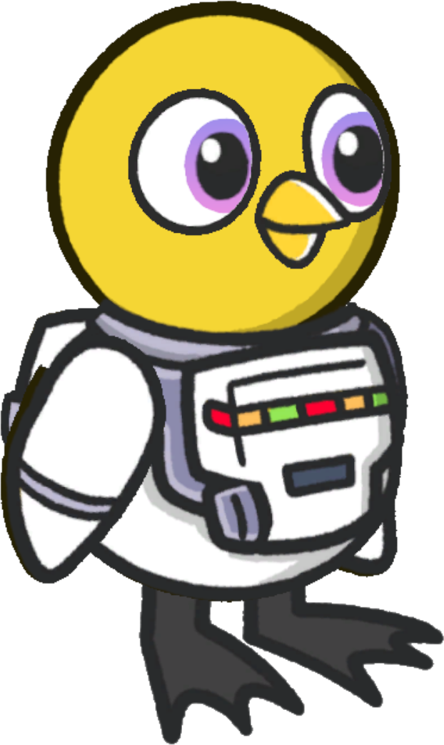 Rotating overworld view of Space suit