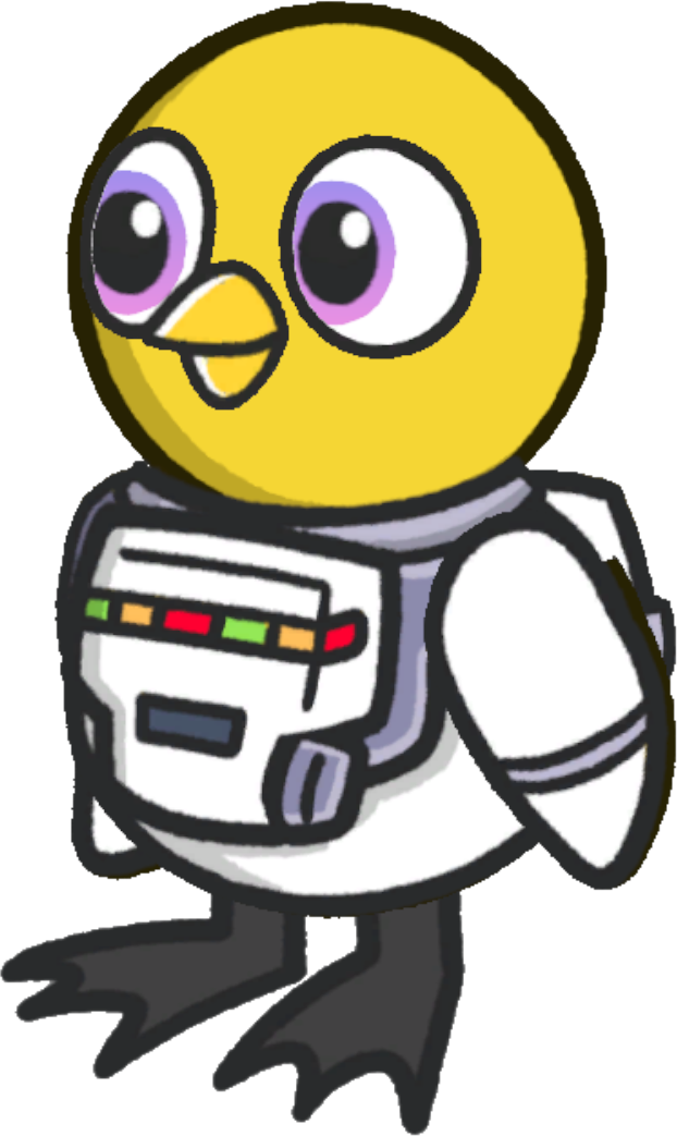 Rotating overworld view of Space suit