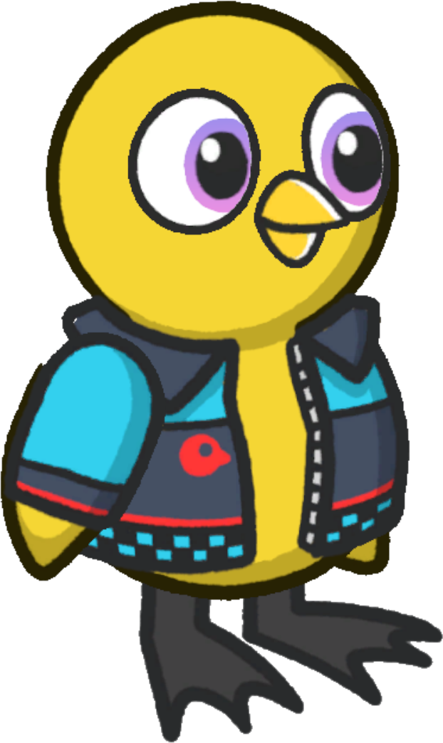 Motocross jacket, colour option 2, on a yellow duck