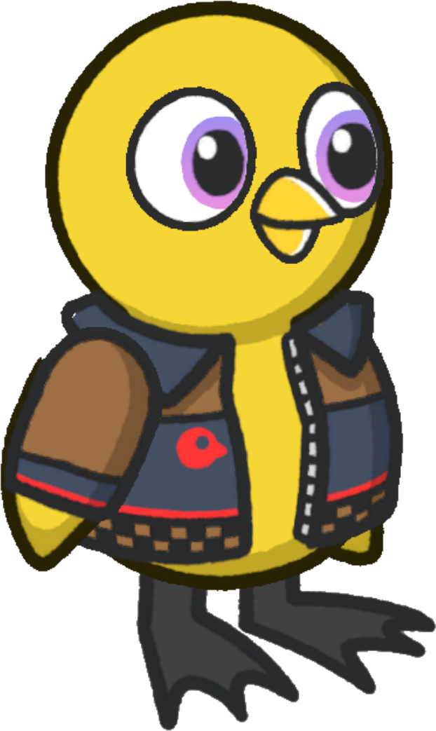 Motocross jacket, colour option 4, on a yellow duck