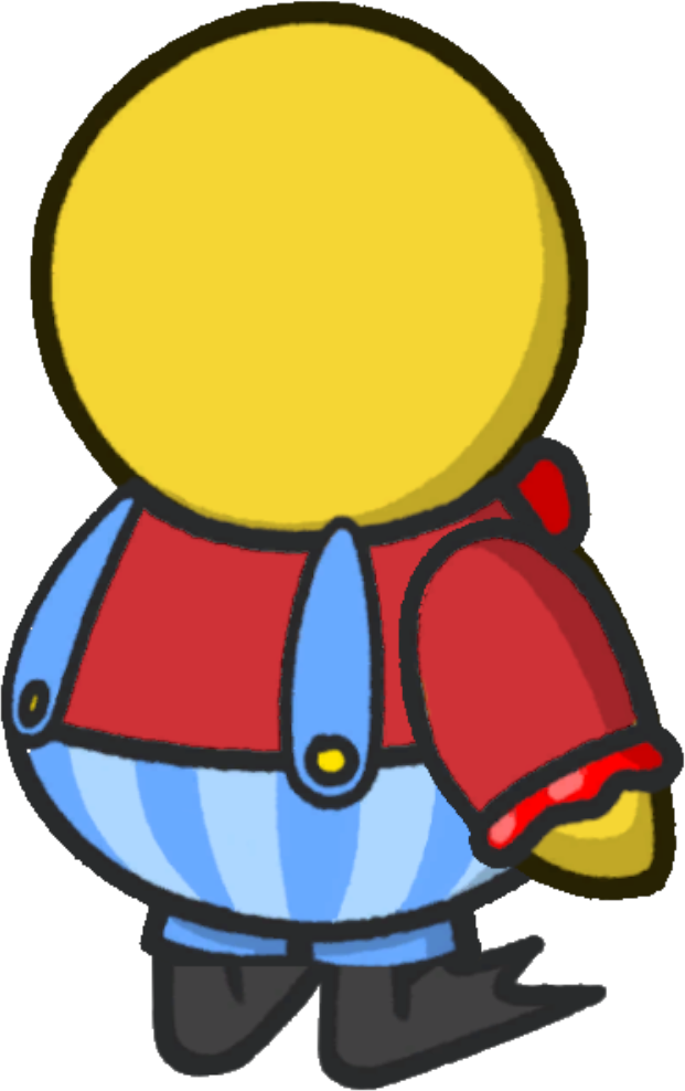 Rotating overworld view of Clown Costume