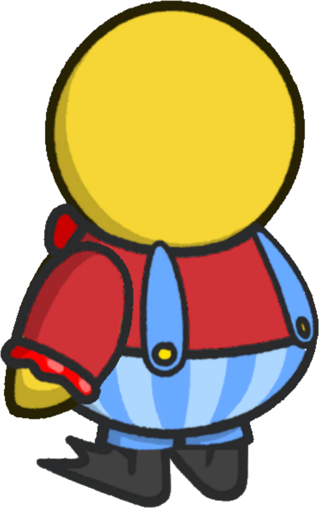 Rotating overworld view of Clown Costume