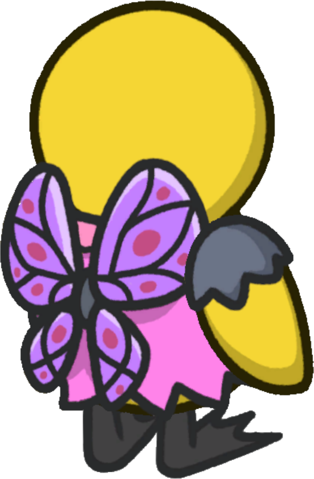 Rotating overworld view of Butterfly Costume