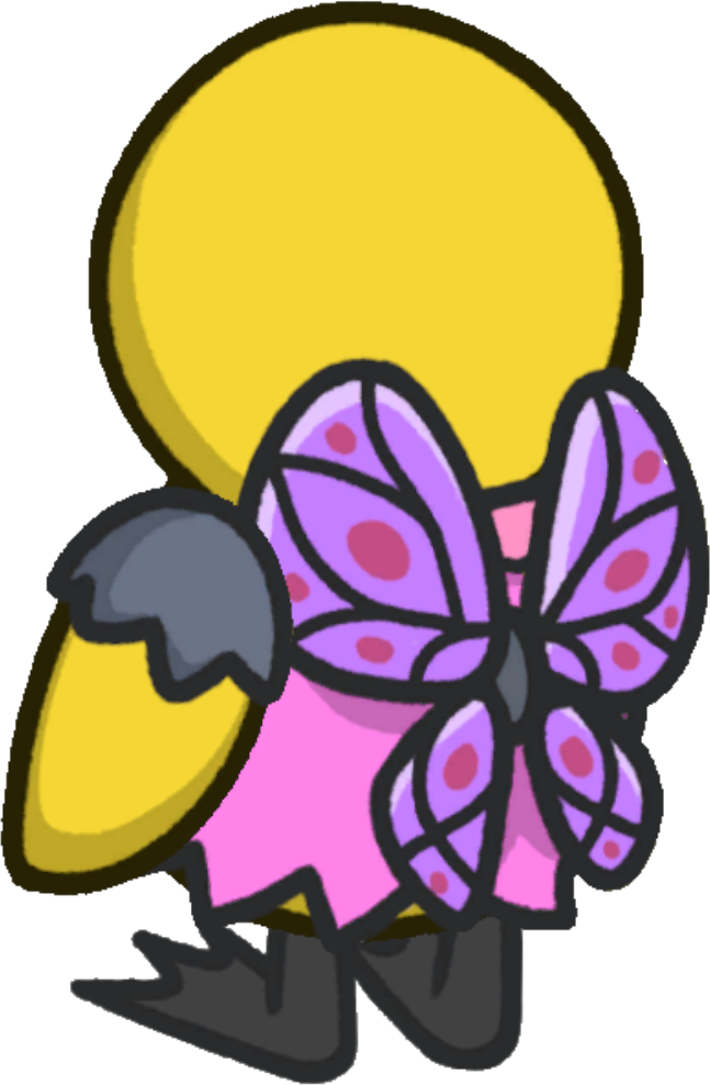 Rotating overworld view of Butterfly Costume