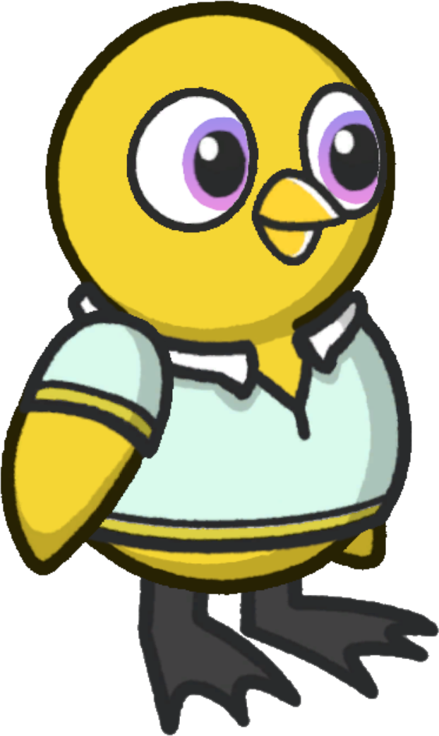 Tennis shirt, colour option 4, on a yellow duck
