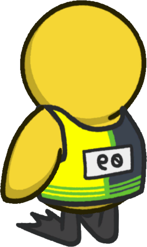 Rotating overworld view of Sprinter Costume
