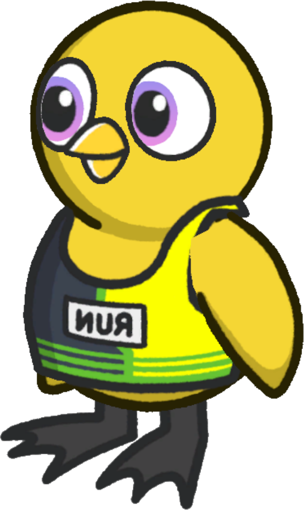 Rotating overworld view of Sprinter Costume