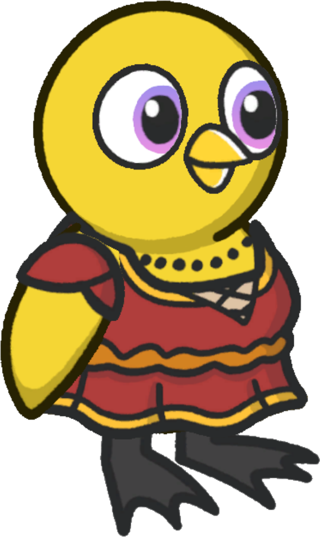 Eternal flame, colour option 3, on a yellow duck