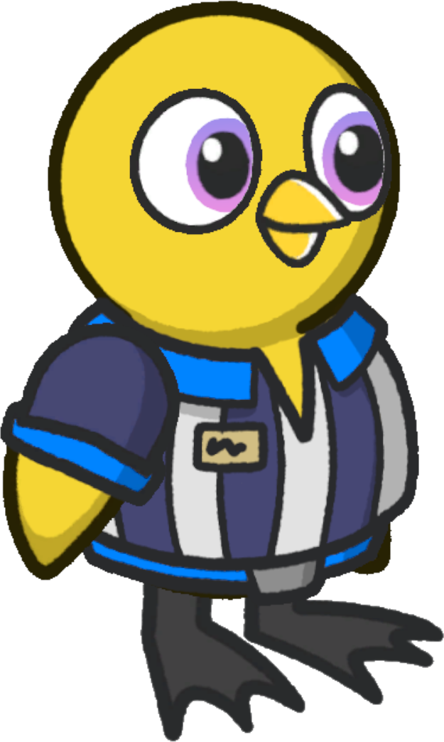 Referee Shirt, colour option 3, on a yellow duck