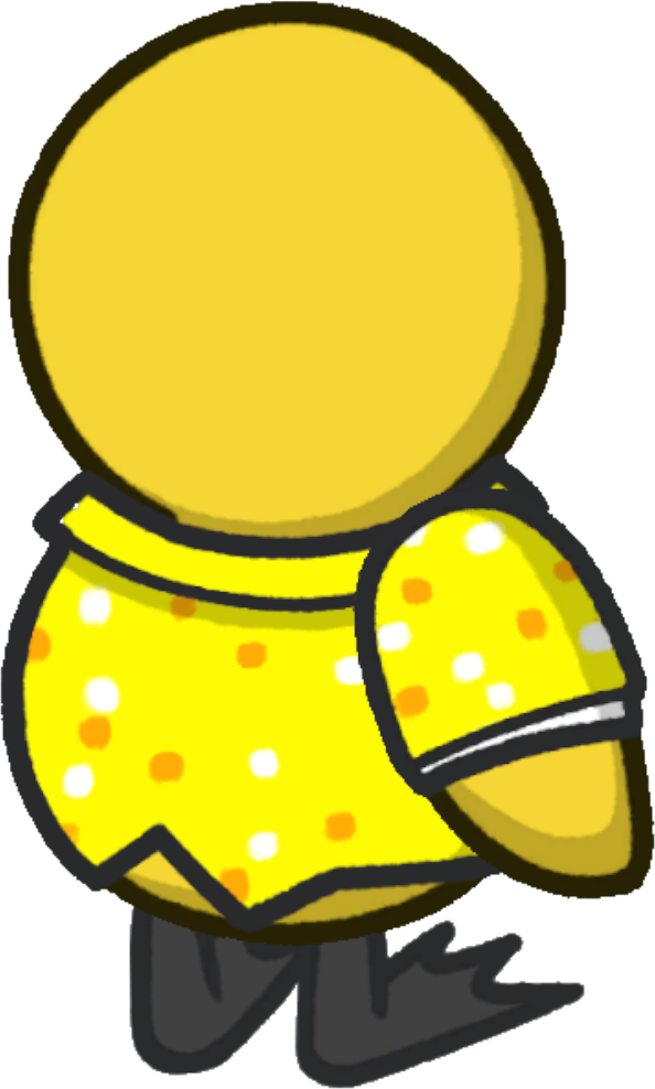 Rotating overworld view of Goldie's Costume