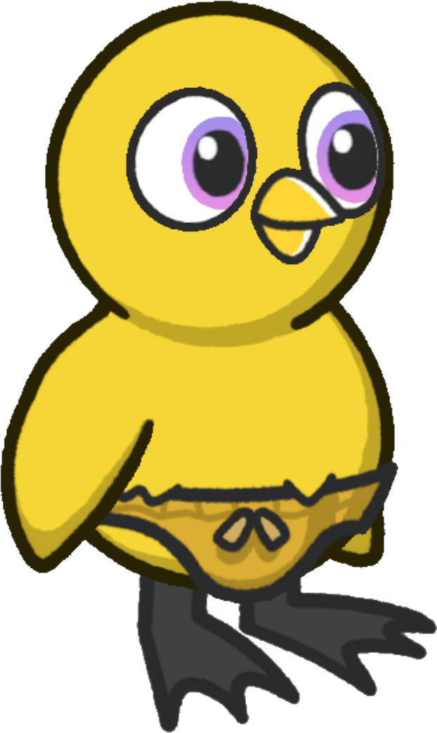 Speedos, colour option 2, on a yellow duck