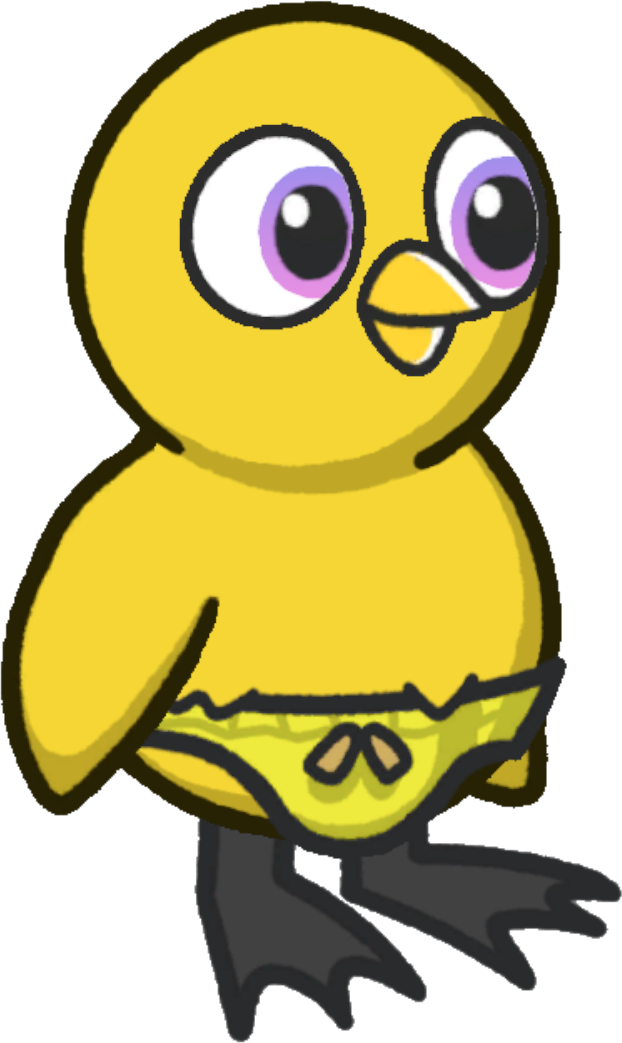 Speedos, colour option 6, on a yellow duck