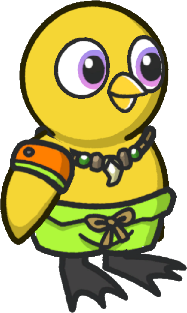 Surfer shorts, colour option 3, on a yellow duck