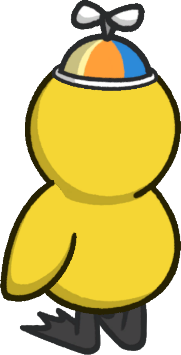 Rotating overworld view of Propeller hat