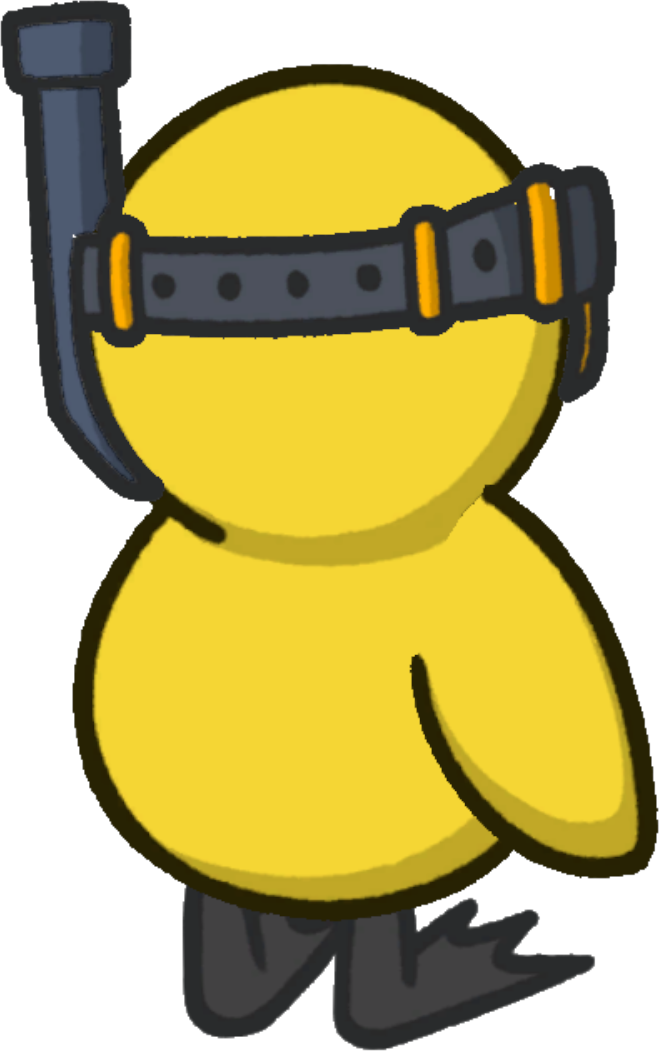 Rotating overworld view of Snorkeling gear