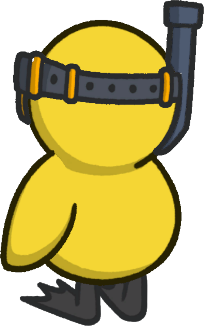 Rotating overworld view of Snorkeling gear