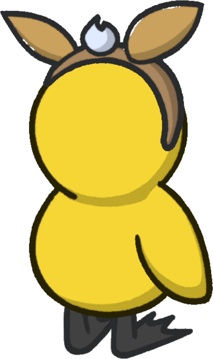 Rotating overworld view of Rabbit ears